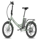 FAFREES F20 Light Electric Bike - 250W Motor 522WH Battery 60KM Range - Dark green